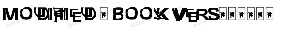 Modified 2 Book Vers字体转换